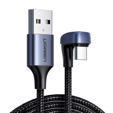 uGreen Angle cable USB2.0 Male to USB-C UGREEN 3A, 2m (black) kábel és adapter