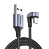 uGreen Angle cable USB2.0 Male to USB-C UGREEN 3A, 2m (black)