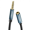 uGreen AV118 hosszabbító audio kábel 3.5mm mini jack M/F 1m, kék