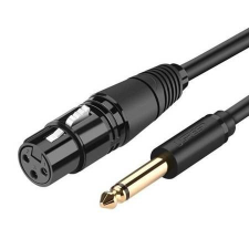 uGreen AV131 XLR anya - 6,35 jack kábel 2m fekete (20719) kábel és adapter