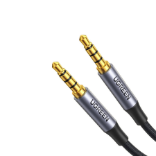 uGreen AV183 Mini jack kábel 3.5 mm, AUX, 3m (fekete) audió/videó kellék, kábel és adapter