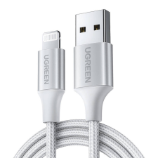 uGreen Cable Lightning to USB UGREEN 2.4A US199, 1.5m (silver) kábel és adapter