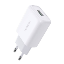 uGreen CD122 töltő, USB-A, QC3.0, 18W (fehér) mobiltelefon kellék