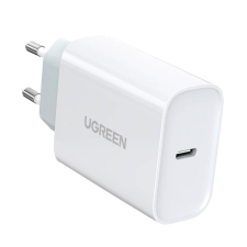 uGreen CD127 USB-C Hálózati töltő - Fehér (30W) (70161B) mobiltelefon kellék