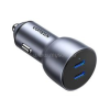 uGreen CD213 autós töltő 2 Type-C aljzat (36W, PD gyorstöltő 4.0) SÖTÉTSZÜRKE (UGREEN_70594)
