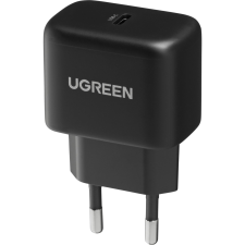 uGreen CD250 USB-C Hálózati töltő - Fekete (25W) mobiltelefon kellék