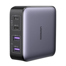 uGreen CD327 Nexode 2xUSB-C 2xUSB-A hálózati töltő 65W fekete (90747B) (90747B) mobiltelefon kellék