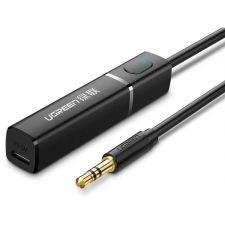 uGreen CM107 vezeték nélküli audio adapter, 3,5mm Jack (BT5.0) - 40761, Fekete kábel és adapter