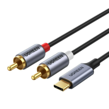 uGreen CM451 USB-C kábel 2x RCA-hoz (Cinch) 1.5m (fekete) kábel és adapter