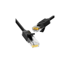 uGreen Ethernet RJ45, Cat.6, UTP hálózati kábel, 10m (fekete) kábel és adapter