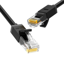 uGreen Ethernet RJ45 hálózati kábel, Cat.6, UTP, 10m (fekete) kábel és adapter