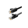 uGreen Ethernet RJ45 lapos kábel, Cat.6, UTP, 8m (fekete)