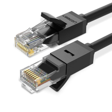 uGreen Flat Lan Ethernet Cat. 6 0,5 m fekete (NW102) kábel és adapter