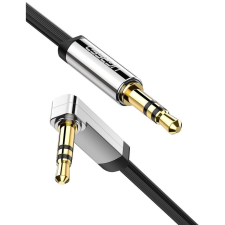 uGreen Jack 3,5 mm lapos kábel 1m fekete (10597 ) (UG10597) kábel és adapter