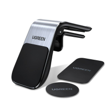 uGreen LP290 mágneses autós tartó hűtőrácsra ezüst-fekete (80712) (UG80712) mobiltelefon kellék