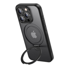 uGreen LP763 Magnetic Stand Apple iPhone 15 Pro tok - Fekete (25528) tok és táska