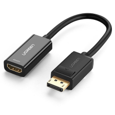 uGreen MM137 DisplayPort - HDMI adapter, FullHD, fekete (40362) audió/videó kellék, kábel és adapter