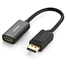 uGreen MM137 DisplayPort - HDMI Adapter kábel, 4K (fekete) kábel és adapter