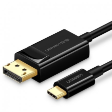 uGreen MM139 kábel USB-C / DisplayPort 4K 1.5m, fekete mobiltelefon kellék