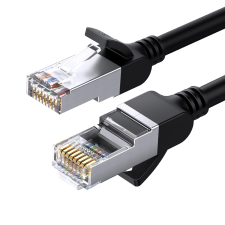 uGreen NW101 Ethernet CAT6 U/UTP kábel 2m - fekete kábel és adapter