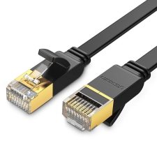 uGreen NW106 RJ45 lapos hálózati kábel Cat.7 STP 5m fekete (11263) (UG11263) kábel és adapter