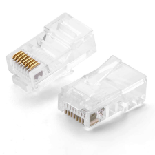 uGreen NW110 hálózati csatlakozó, 100db, RJ45, Átlátszó kábel és adapter