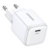 uGreen Töltő UGREEN 15326 Nexode mini, USB-C, PD3.0, QC4.0, GaN, 30W (fehér)