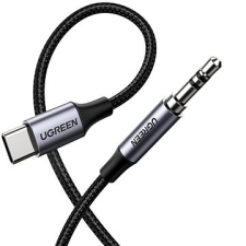 uGreen Type-C (USB-C) to 3.5mm Jack (M) Audio Kábel Ezüst 1m kábel és adapter