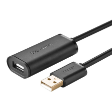 uGreen US121 USB 2.0 hosszabbító kábel, aktív, 15m (fekete) kábel és adapter