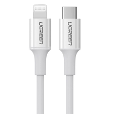uGreen US171 USB-C - Lightning kábel, 3A 1.5m, fehér(60748) (60748) kábel és adapter