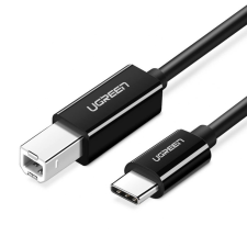 uGreen US241 CB USB 2.0 kábel nyomtatóhoz, 2 m (fekete) kábel és adapter