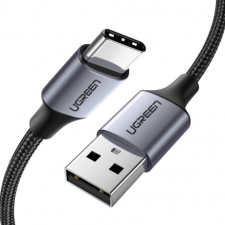 uGreen US288 kábel USB / USB-C QC 3.0 3A 2m, szürke kábel és adapter