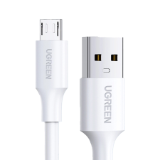 uGreen US289 USB 2.0 és Micro USB kábel 0,25m fehér színben mobiltelefon kellék