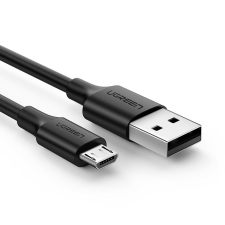 uGreen US289 USB-A apa - Micro USB-B apa 2.0 Adat és töltőkábel - Fekete (1m) kábel és adapter