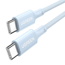 uGreen US557 USB-C apa - USB-C apa 2.0 Adat és töltőkábel - Kék (1m) kábel és adapter