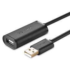 uGreen USB 2.0 Active hosszabbító kábel 10m lapkakészlet (fekete) kábel és adapter