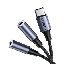 uGreen USB-C - 2x3,5mm jack AUX Audio elosztó 25cm (30732) (ugreen30732) kábel és adapter