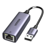 uGreen USB-C 3.1 Ethernet 1Gbps RJ45 Alu Lan Adapter, Type-C Átalakító Kábel [CM199]
