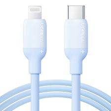uGreen USB-C Lightning Töltőkábel, PD 3A, 1m (kék) kábel és adapter
