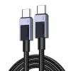 uGreen USB-C to USB-C PD Fast Charging Cable L512 (Space Gray) 0,5m