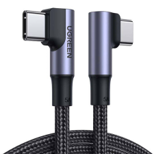 uGreen USB-C-USB-C kábel, ferde UGREEN US335, 5A, 100W, 1m (fekete) kábel és adapter