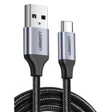 uGreen USB- USB-C kábel, QC3.0, 0.25m, fekete (60124) (UG60124) kábel és adapter