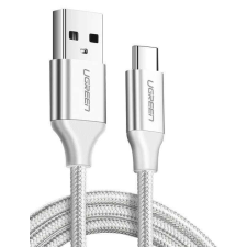  UGREEN USB–USB-C kábel, QC3.0, 1 m (fehér) kábel és adapter