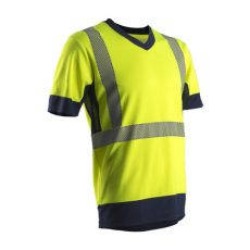  ÚJ! KOMO HI-VIZ SÁRGA RÖVID UJJÚ PÓLÓ_M