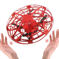 Újhely Aircraft mini drón, kéztartással irányítható, piros drón