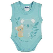 Ujjatlan baba body koalás mintával kombidressz, body