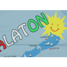Ujjatlan gyerek póló Balaton felirattal - 104-es méret gyerek póló