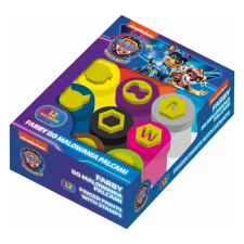  Ujjfesték, 12 színű, 15 ml, Mancs őrjárat kreatív és készségfejlesztő