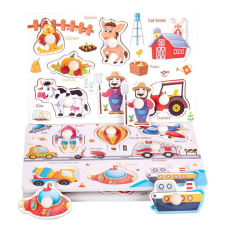 UJT5943 Fa fejlesztő puzzle játék puzzle, kirakós