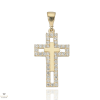 Újvilág Kollekció Arany kereszt medál - UZ-PP1796-01_KT